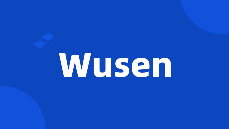 Wusen