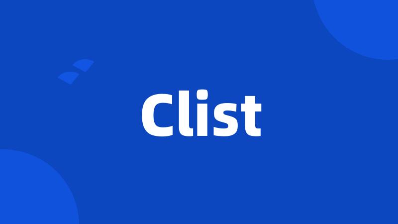 Clist