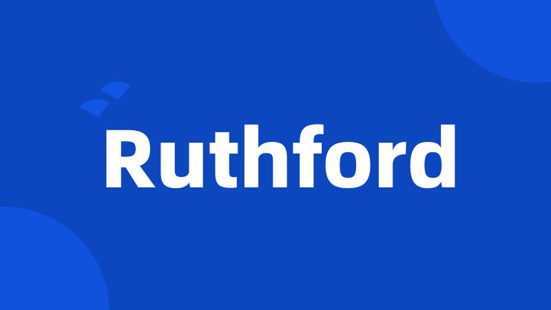 Ruthford