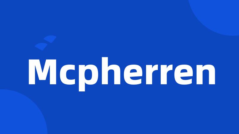 Mcpherren