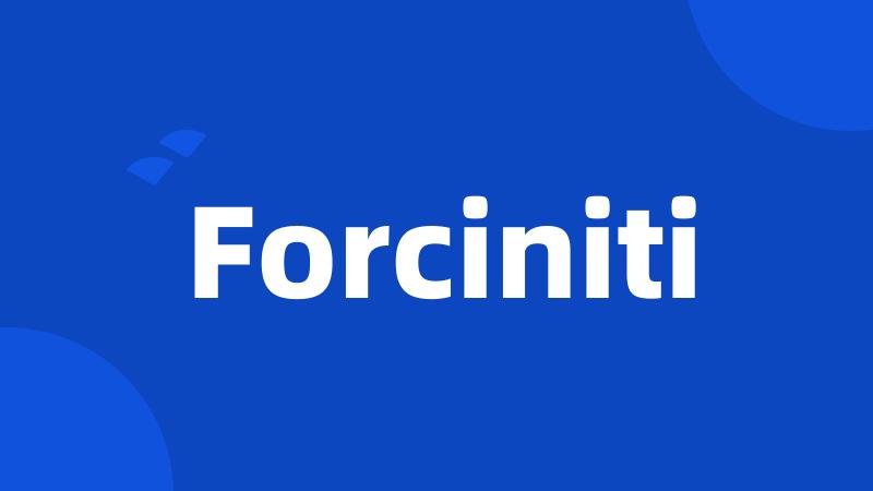 Forciniti