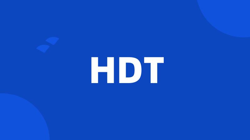 HDT