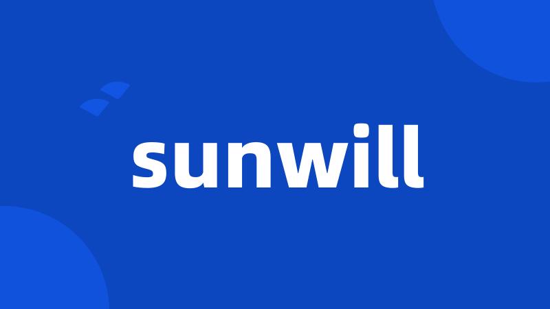 sunwill