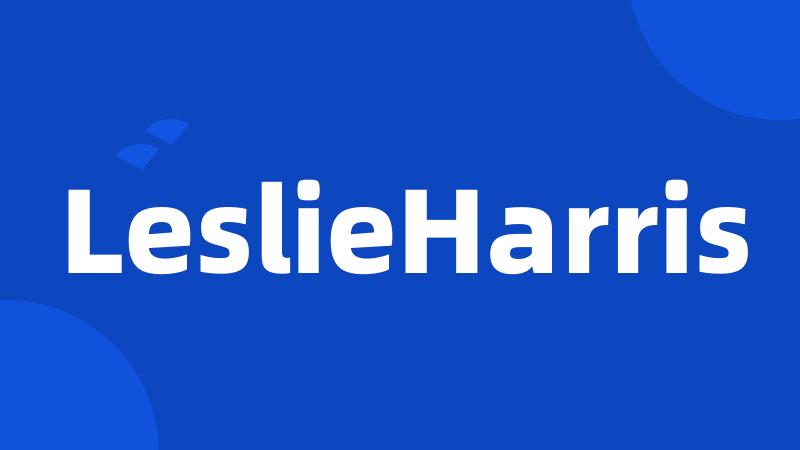 LeslieHarris