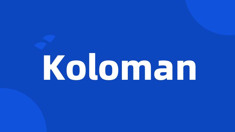 Koloman