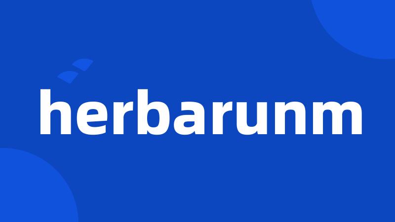 herbarunm