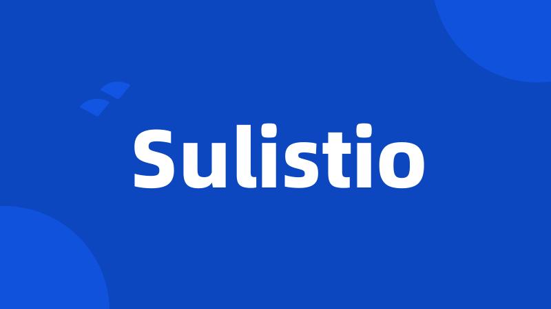 Sulistio