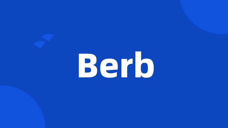 Berb