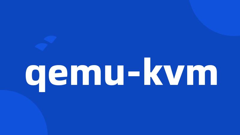 qemu-kvm