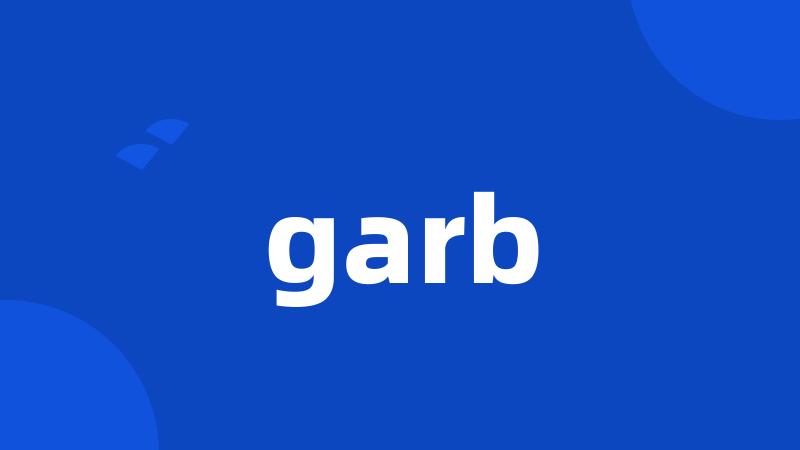 garb