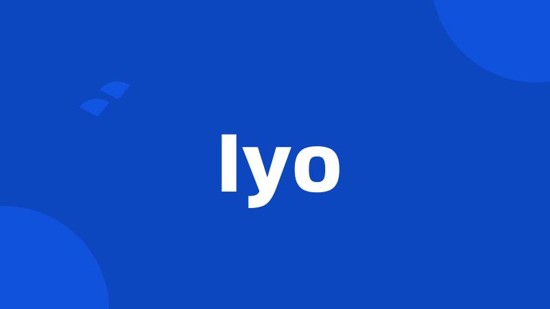 Iyo