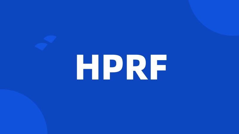 HPRF