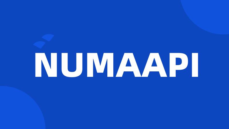 NUMAAPI