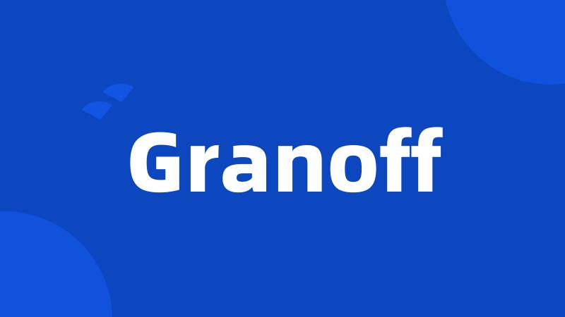 Granoff