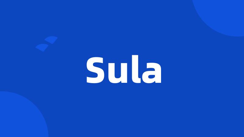 Sula