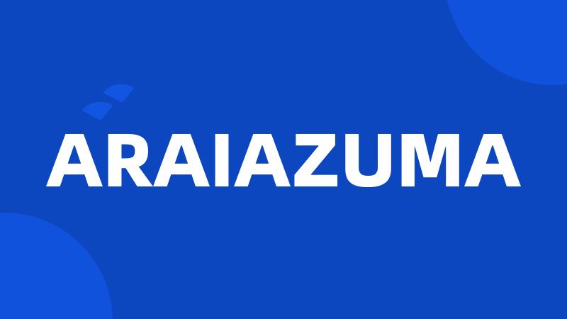 ARAIAZUMA