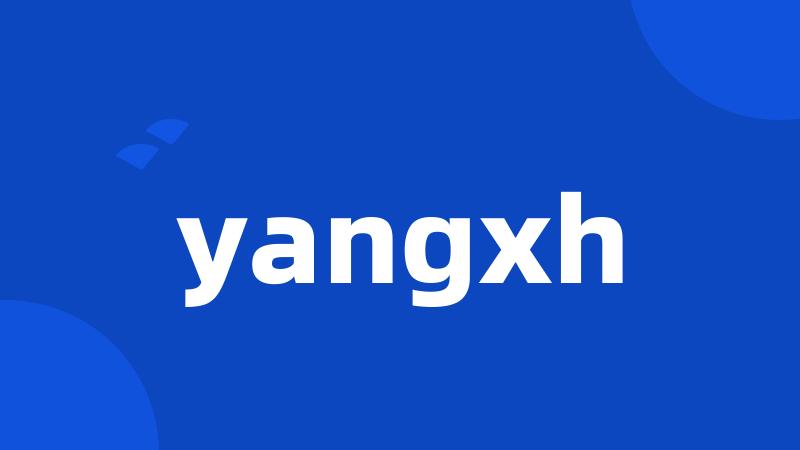 yangxh