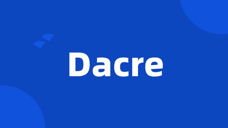 Dacre