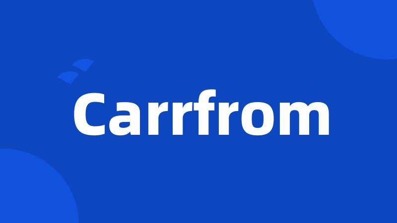 Carrfrom