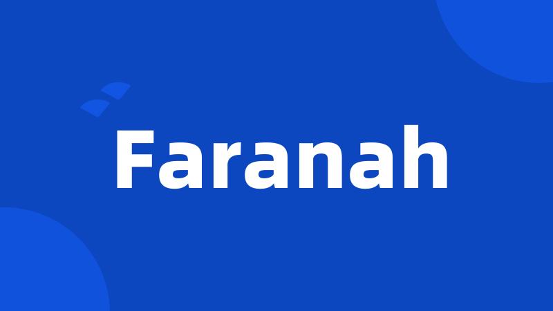 Faranah