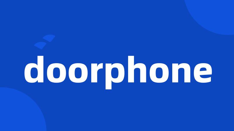 doorphone