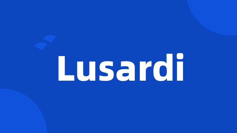 Lusardi