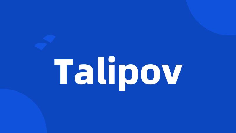 Talipov