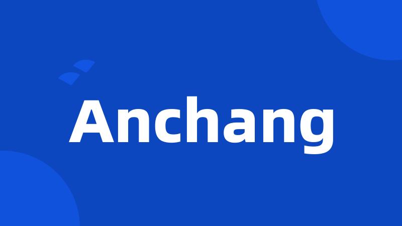 Anchang