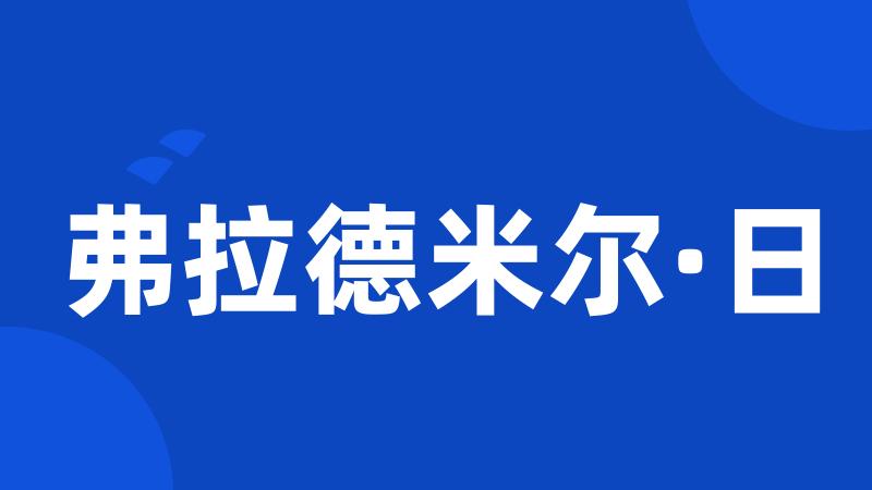 弗拉德米尔·日