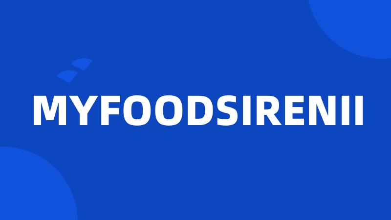 MYFOODSIRENII