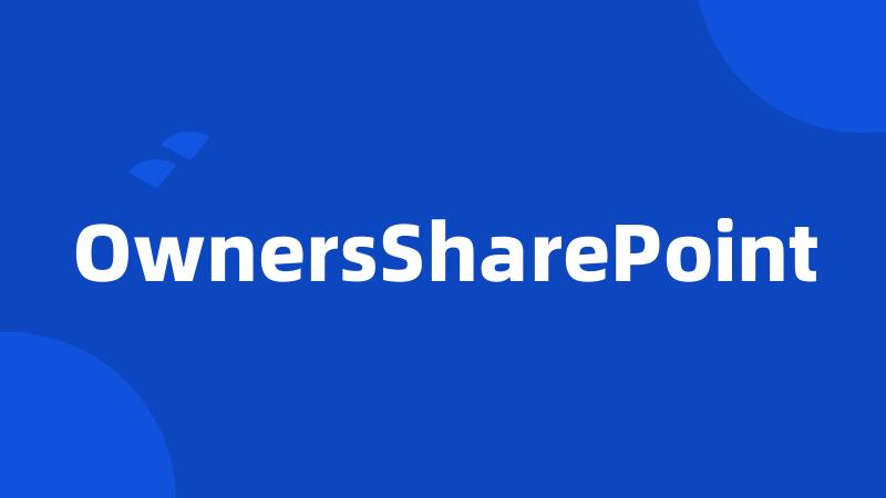 OwnersSharePoint