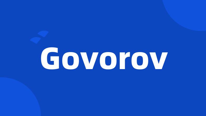 Govorov