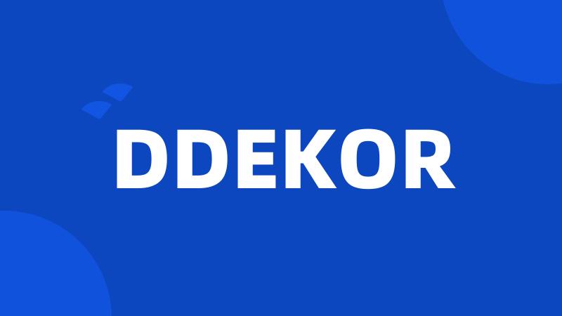 DDEKOR