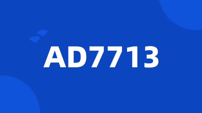 AD7713