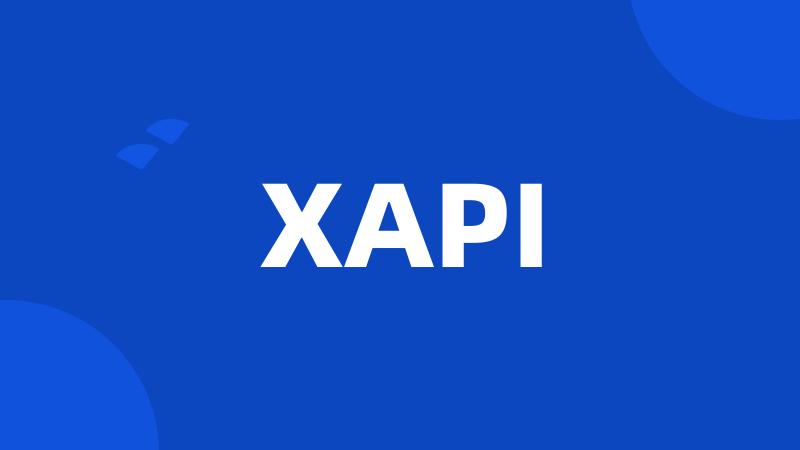 XAPI