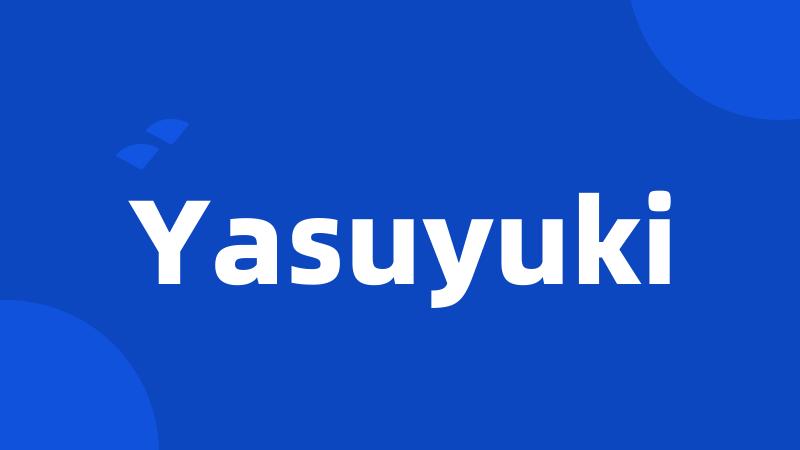 Yasuyuki