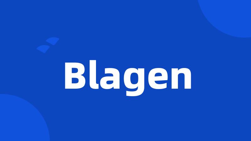 Blagen