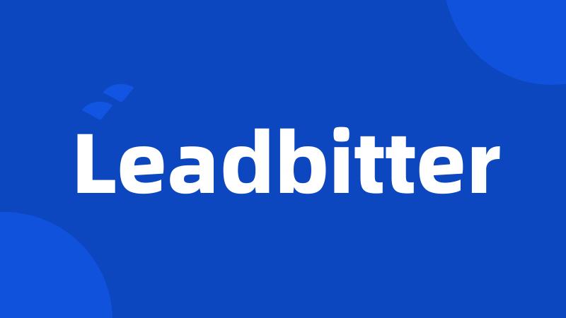 Leadbitter