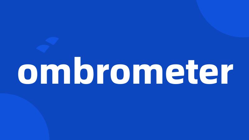 ombrometer