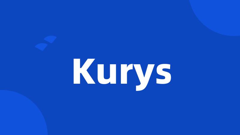 Kurys