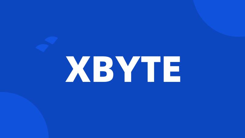 XBYTE