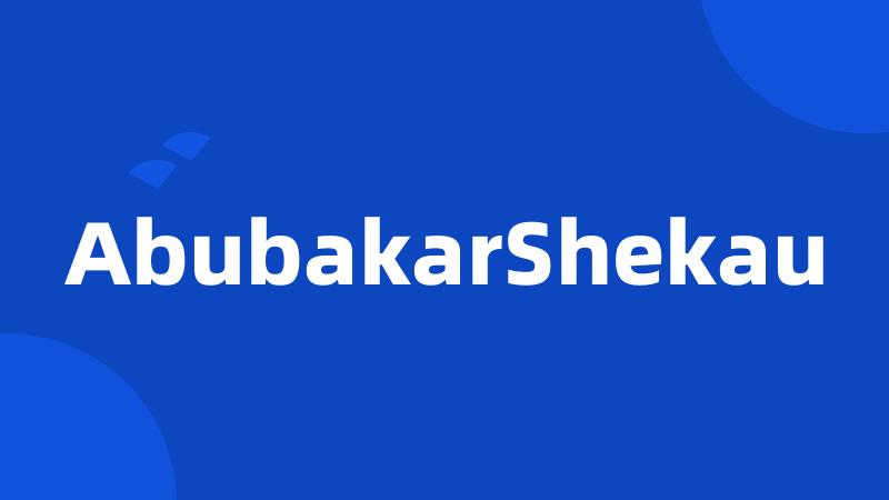 AbubakarShekau