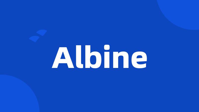 Albine