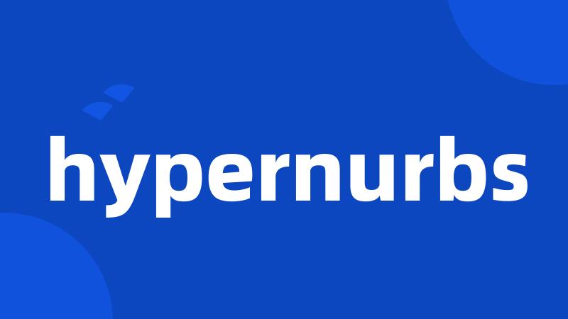 hypernurbs