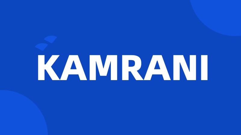 KAMRANI