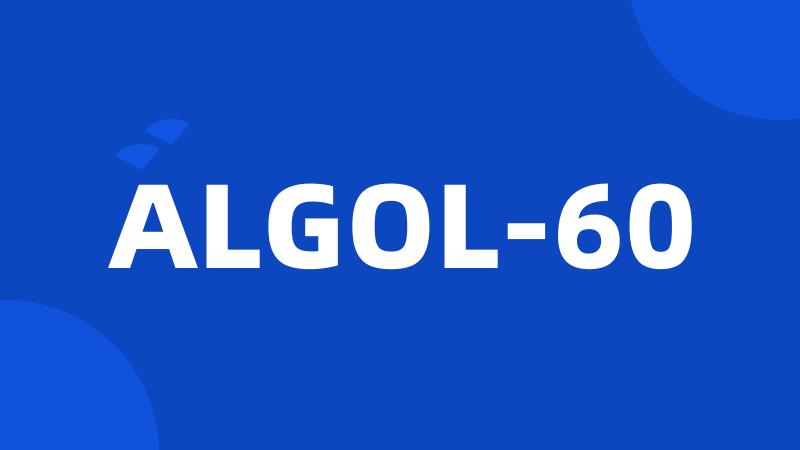 ALGOL-60