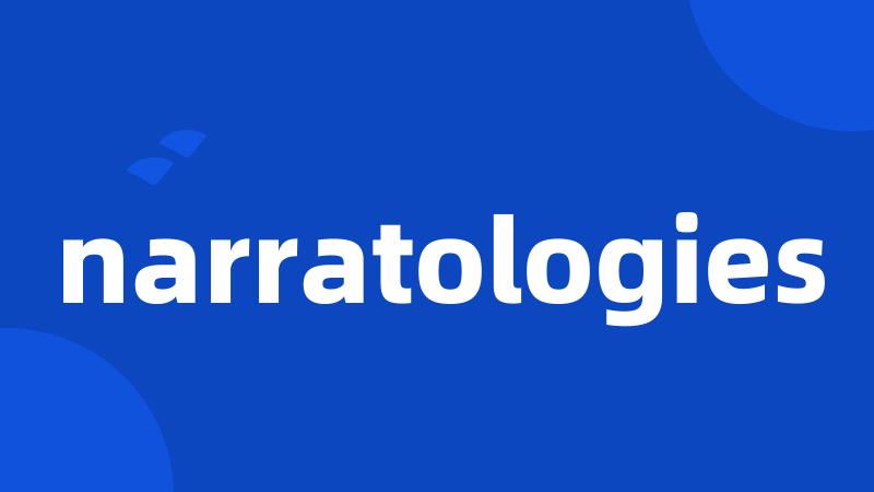 narratologies