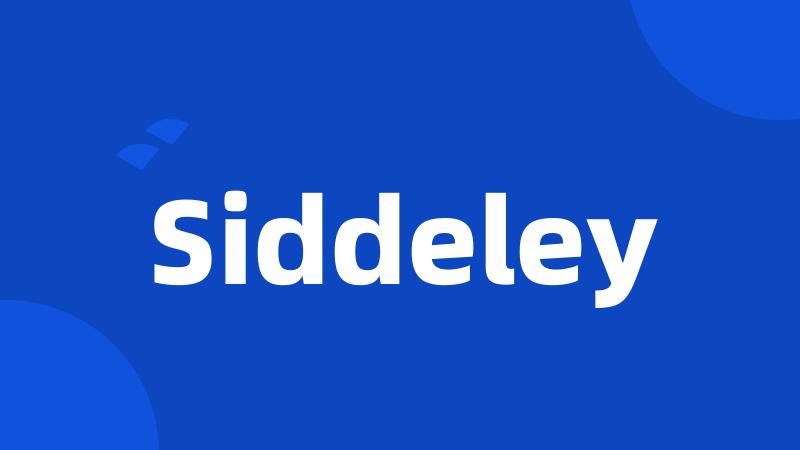 Siddeley