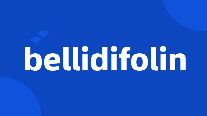 bellidifolin