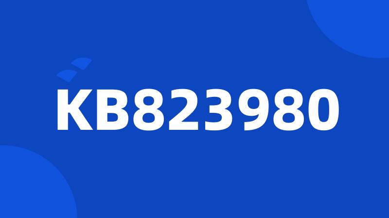 KB823980